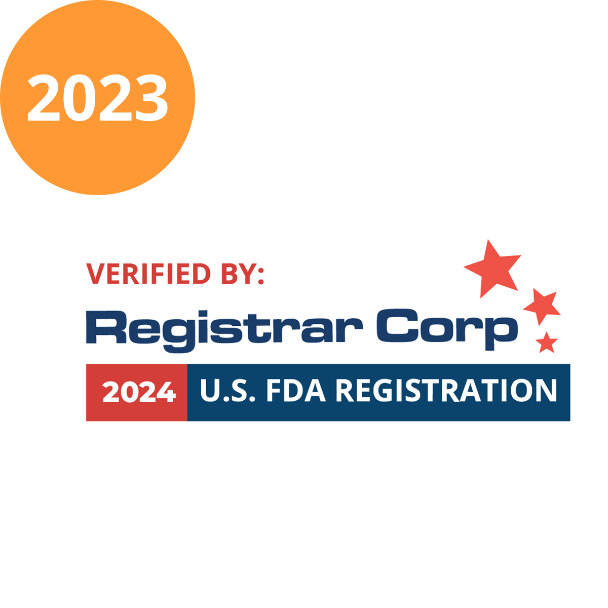 Verified by Registrar Corp FDA Registration